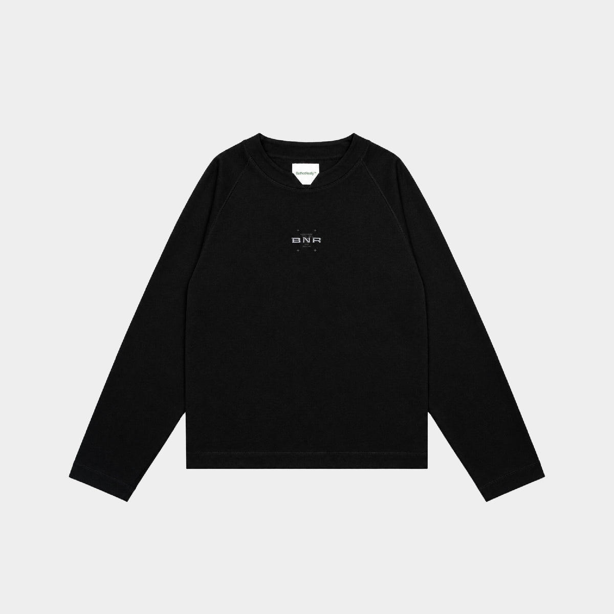 ButNotReally™ Graphic Cotton Oversized Long Sleeve Tee