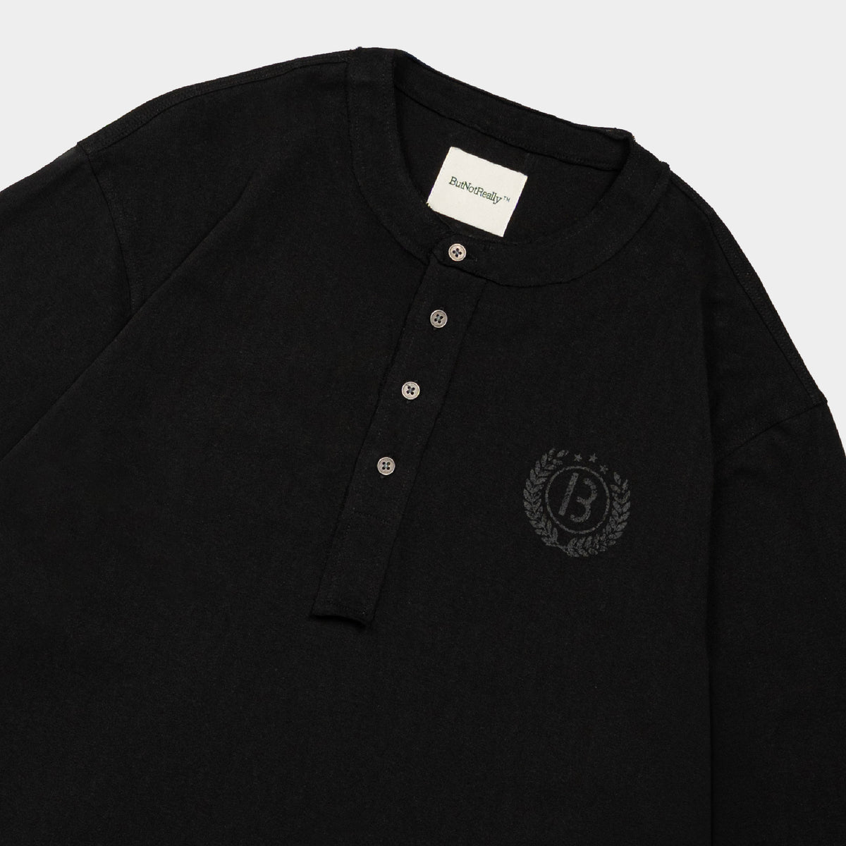 ButNotReally™ Graphic Cotton Oversized Long Sleeve Tee