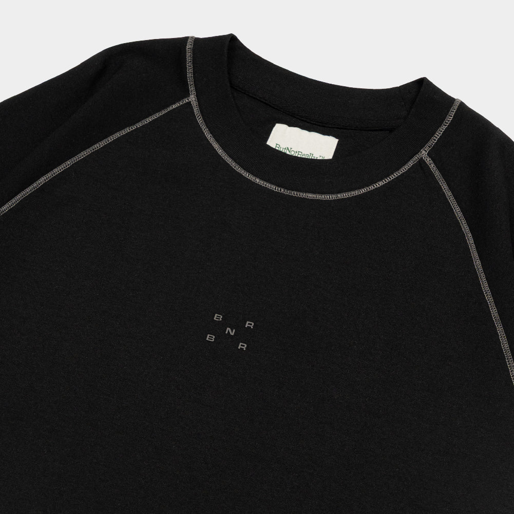ButNotReally™ Graphic Interlock Oversized Raglan Tee