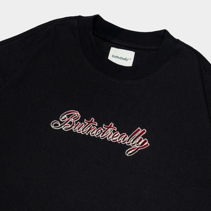 ButNotReally™ Graphic Interlock Oversized Tee