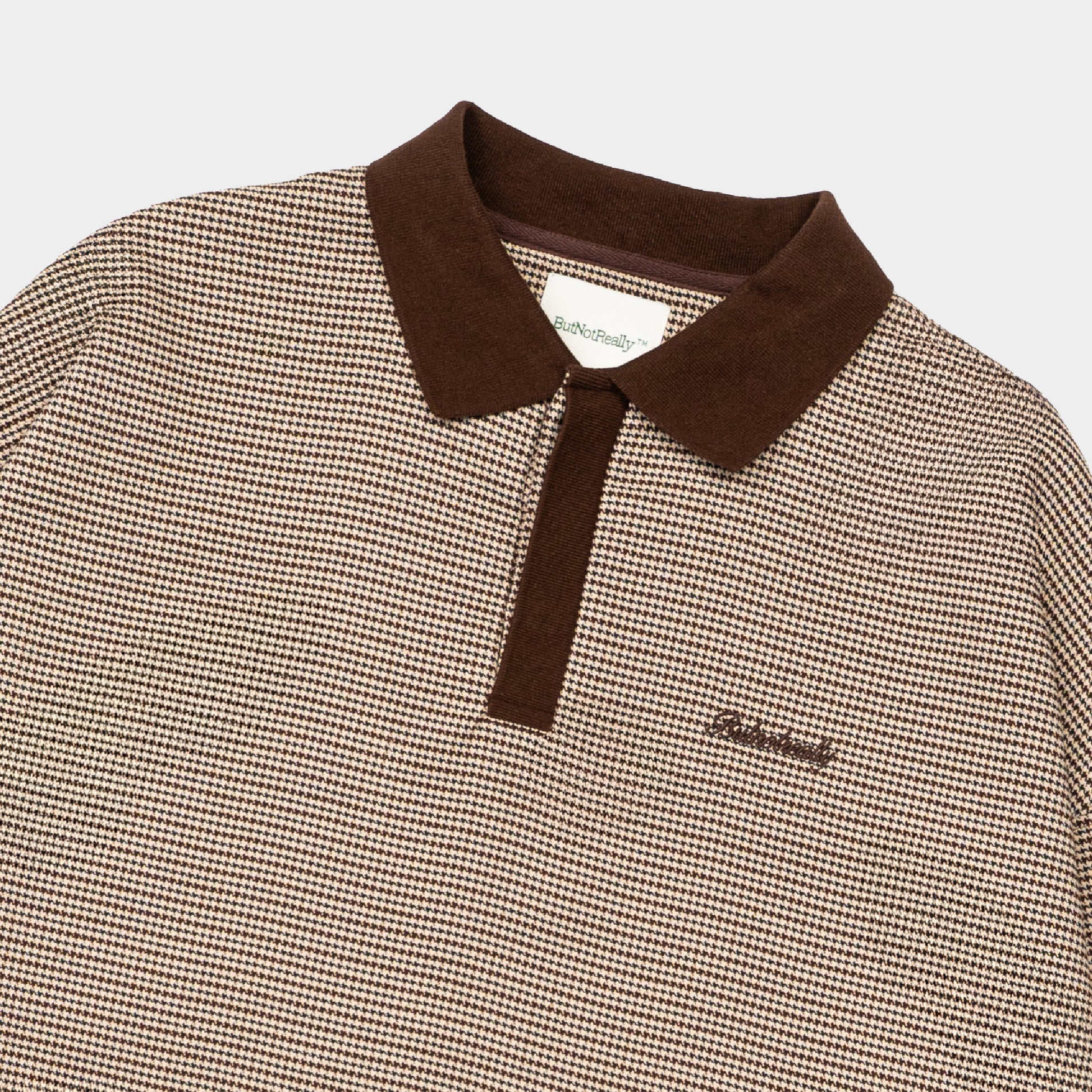 ButNotReally™ Graphic Houndstooth Long Sleeve Tee atmos Kuala Lumpur