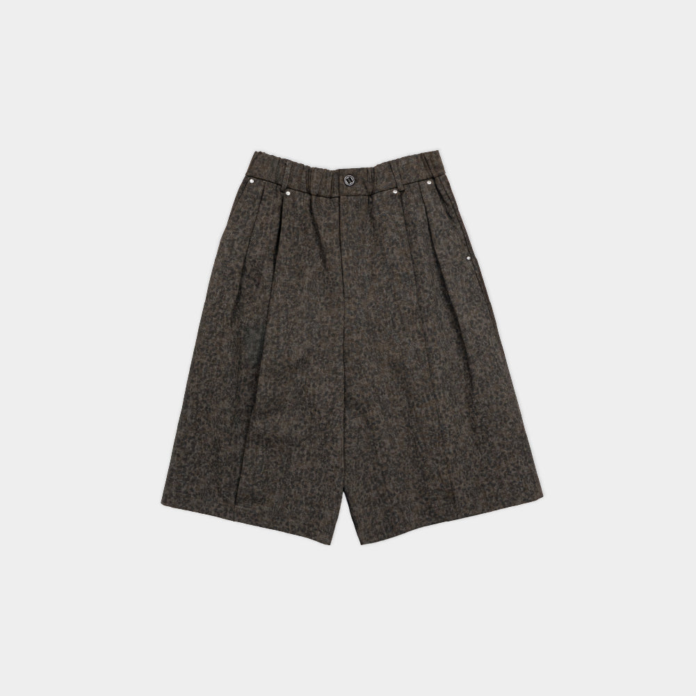 ButNotReally™ Printed Cotton Wide Fit Pleated Half Pants
