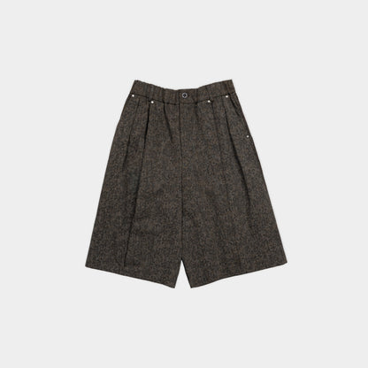 ButNotReally™ Printed Cotton Wide Fit Pleated Half Pants