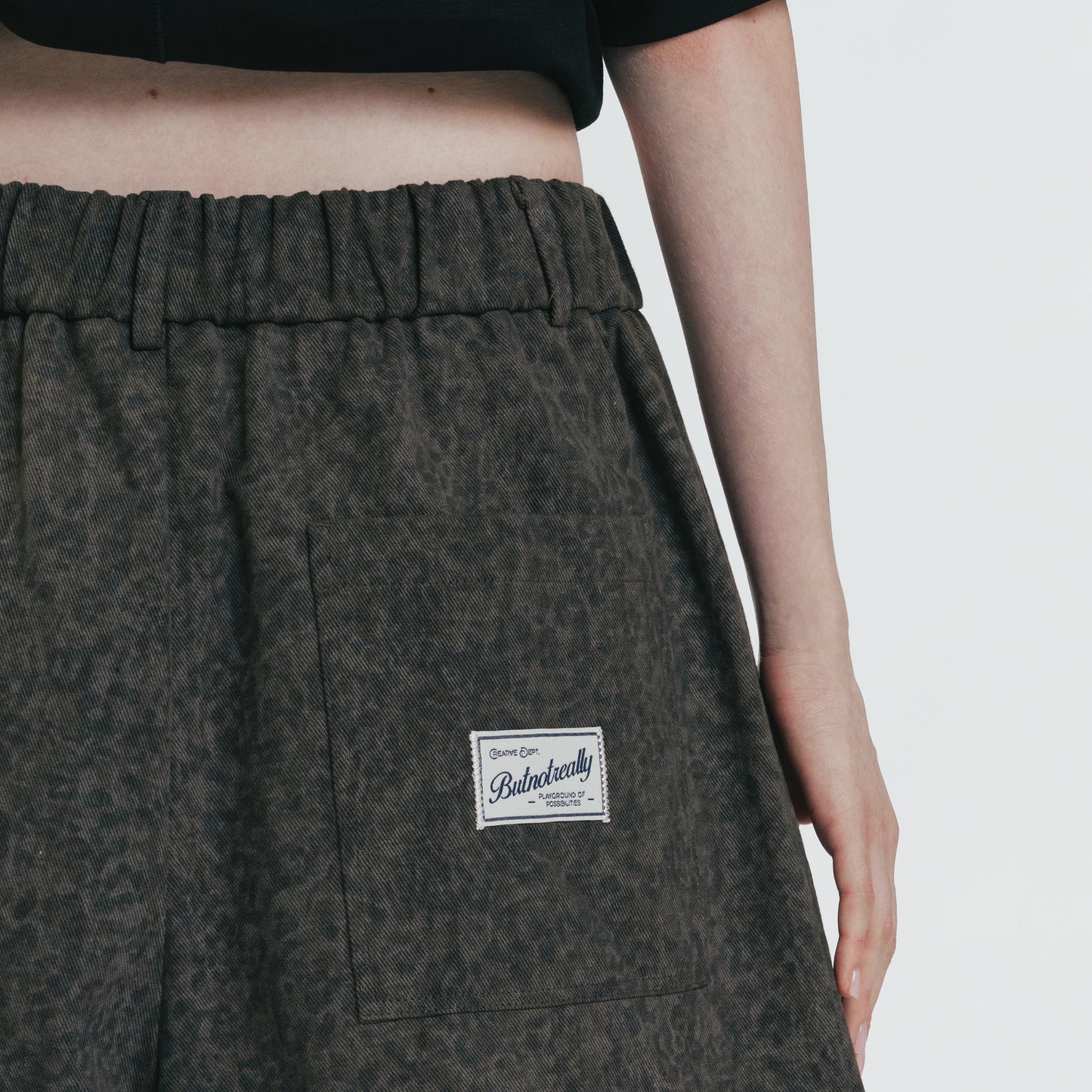 ButNotReally™ Printed Cotton Wide Fit Pleated Half Pants atmos Kuala Lumpur