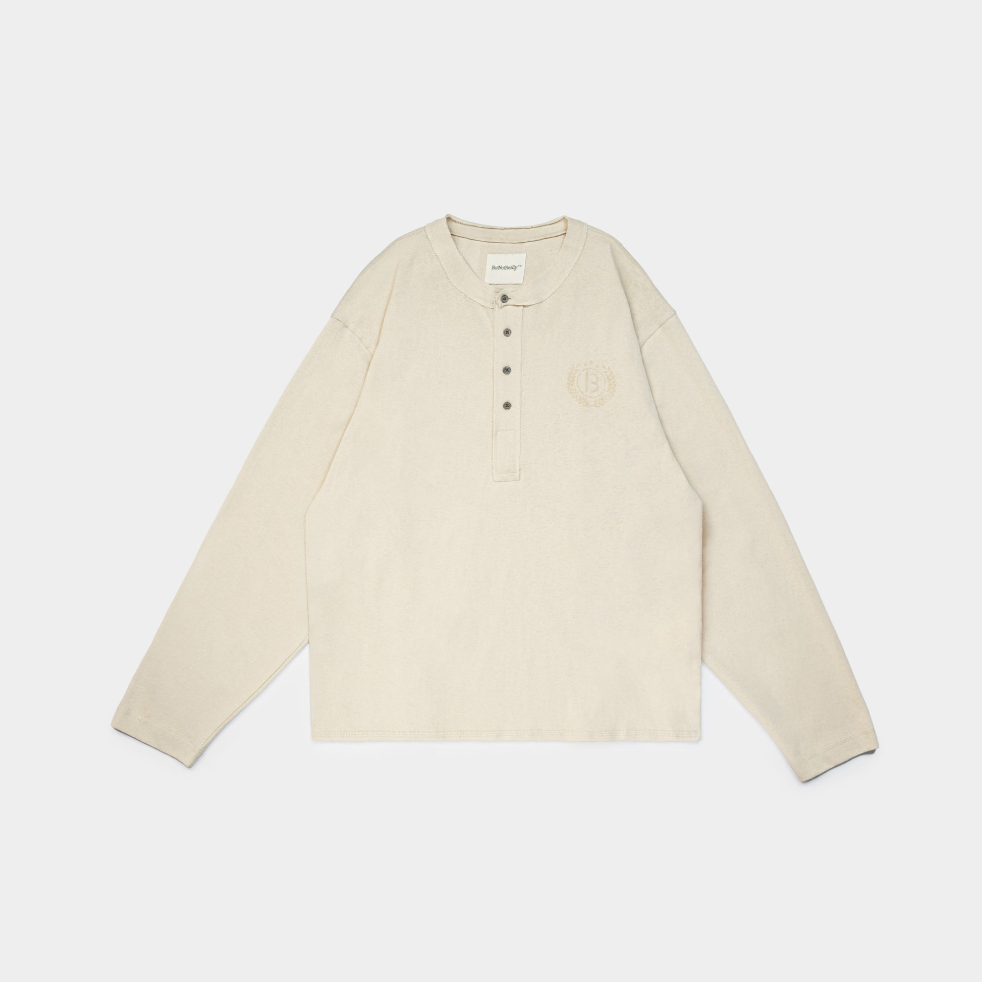 ButNotReally™ Graphic Cotton Oversized Long Sleeve Tee