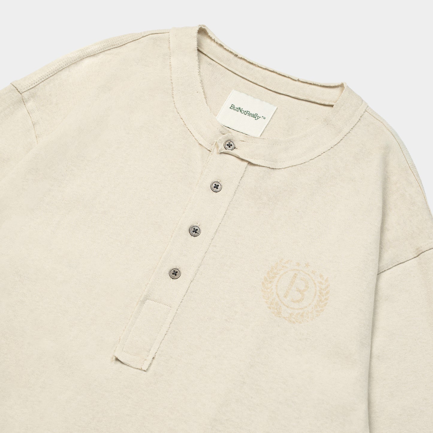 ButNotReally™ Graphic Cotton Oversized Long Sleeve Tee