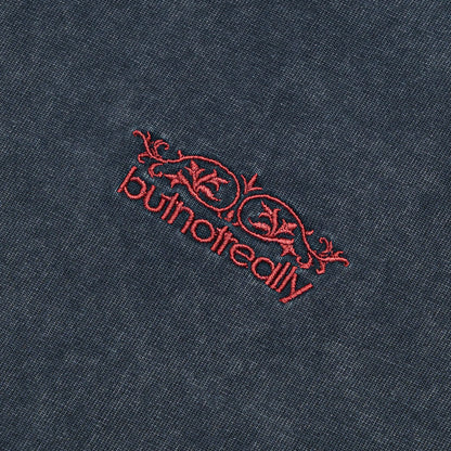 ButNotReally™ Graphic Cotton Oversized Washed Tee