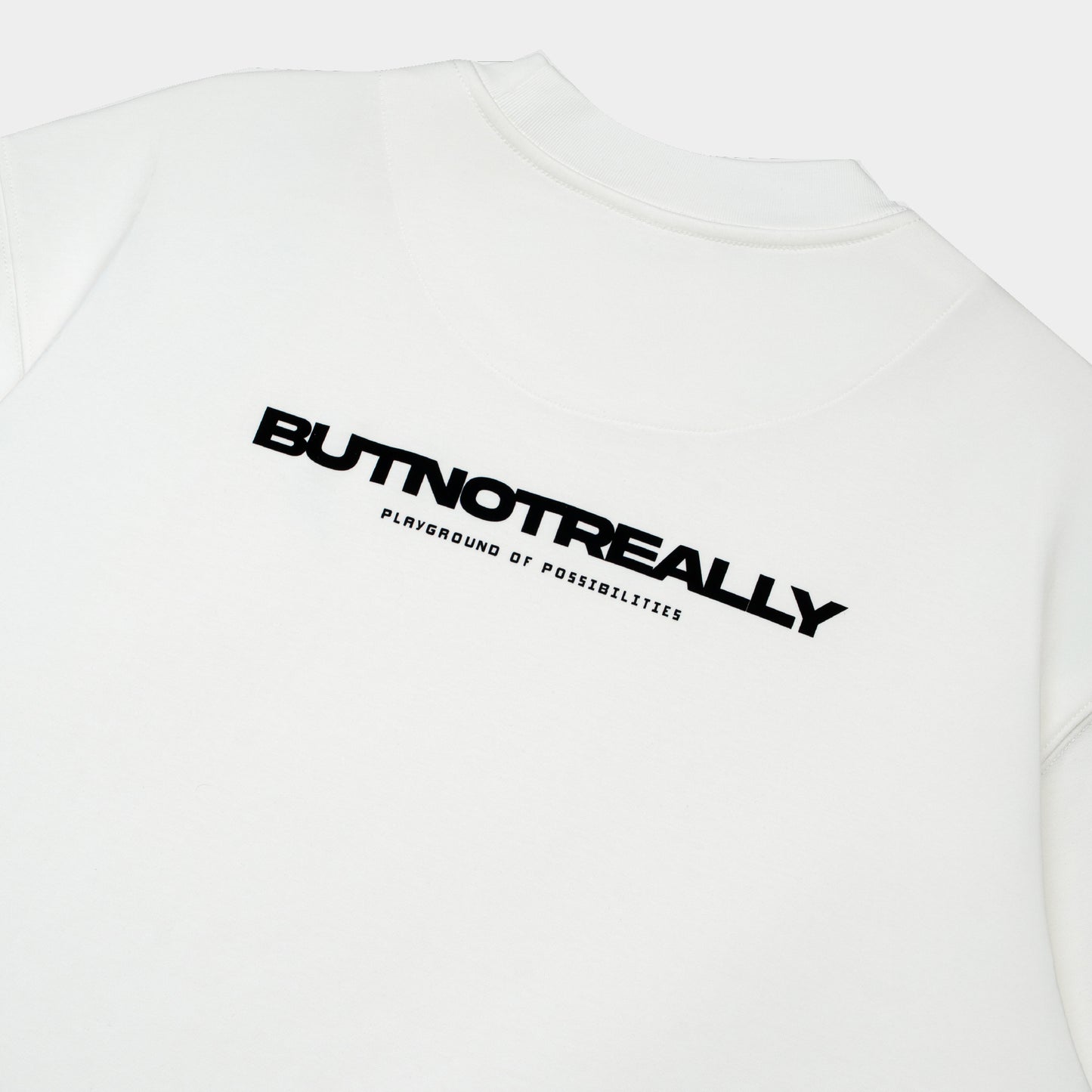 ButNotReally™ Graphic Interlock Oversized Tee