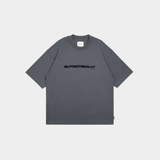ButNotReally™ Graphic Interlock Oversized Tee