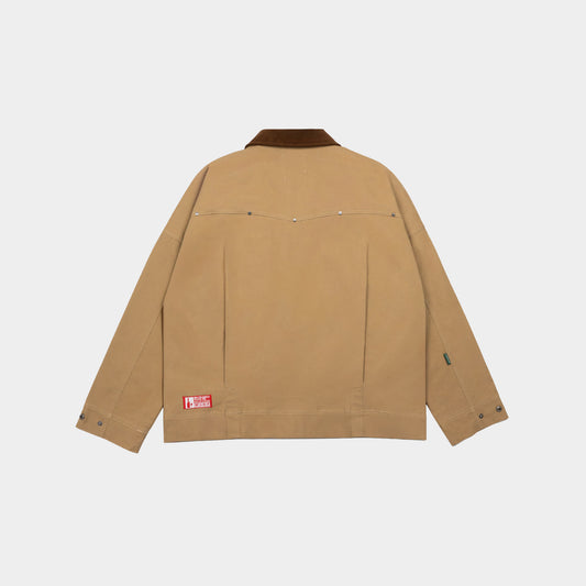 ButNotReally™ Graphic Cotton Boxy Cropped Jacket