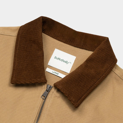 ButNotReally™ Graphic Cotton Boxy Cropped Jacket