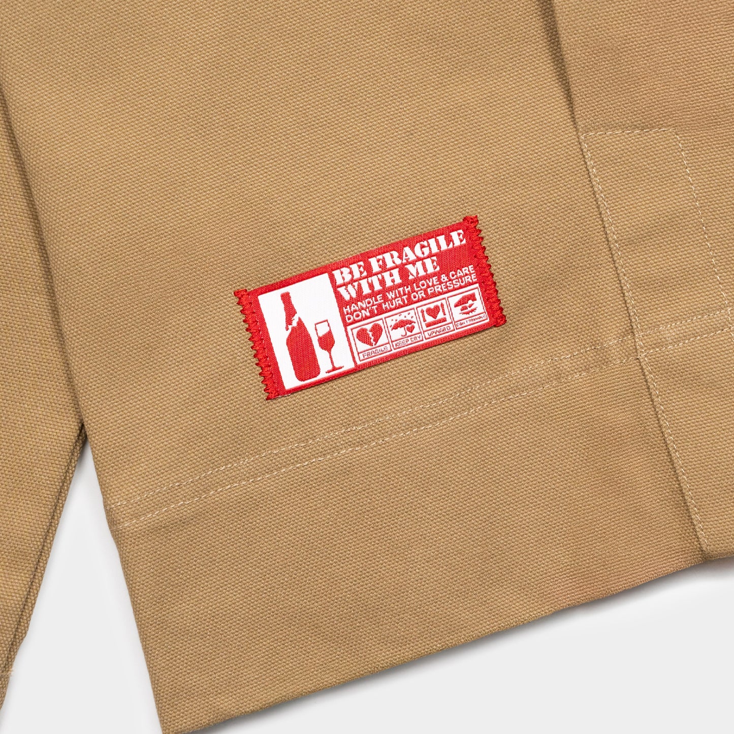 ButNotReally™ Graphic Cotton Boxy Cropped Jacket