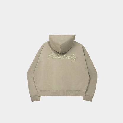 ButNotReally™ Core Interlock Oversized Zip Up Hoodie