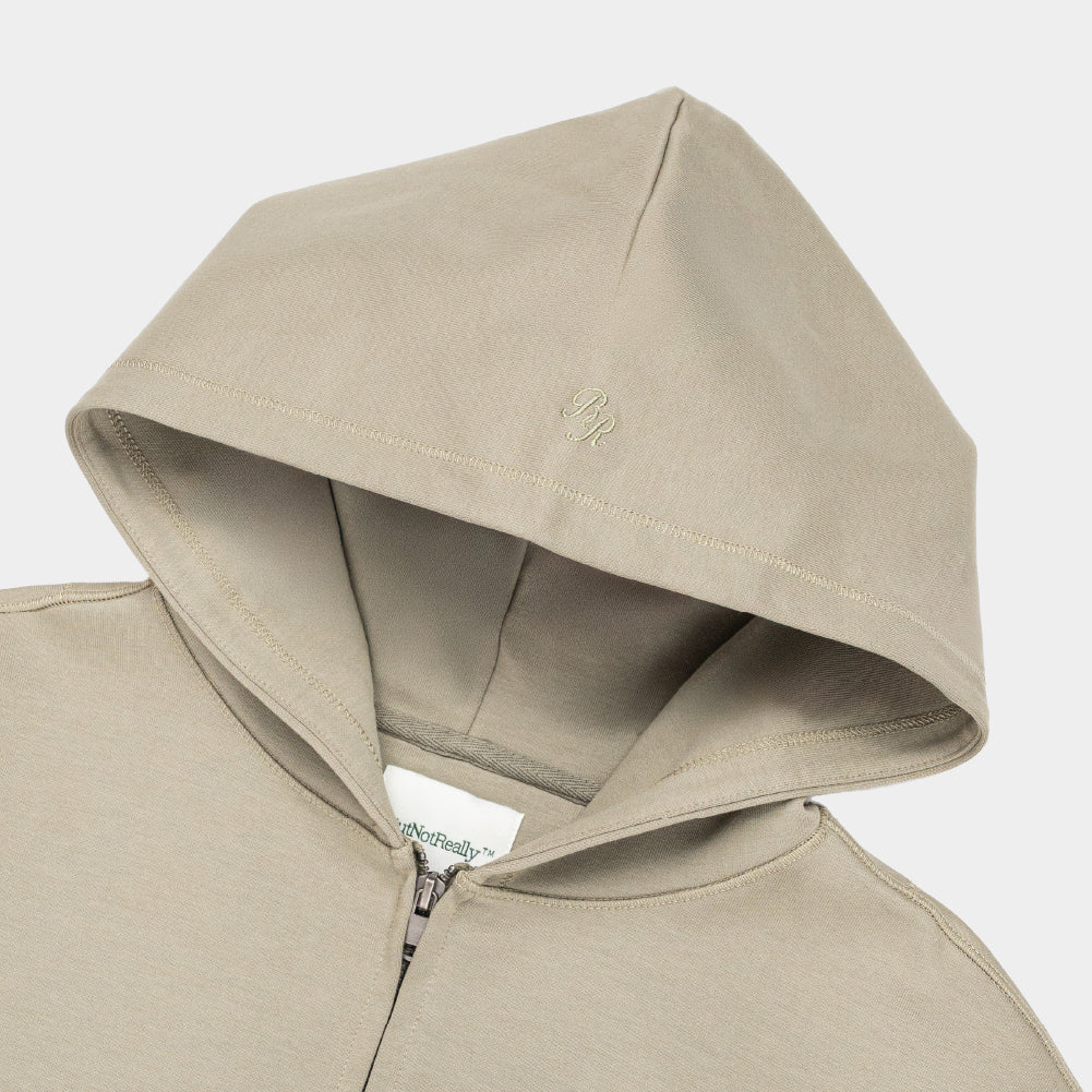ButNotReally™ Core Interlock Oversized Zip Up Hoodie