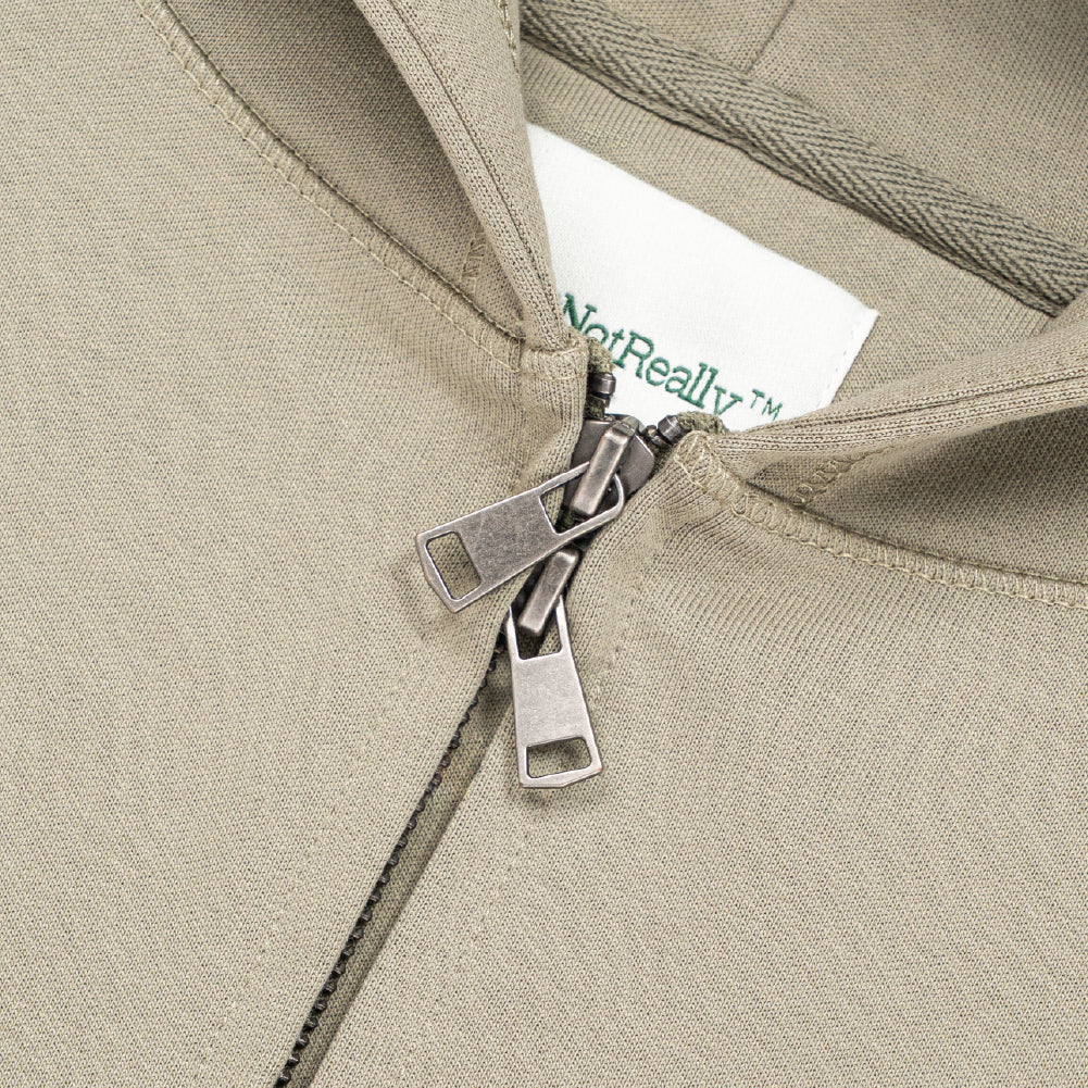 ButNotReally™ Core Interlock Oversized Zip Up Hoodie