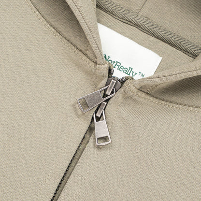 ButNotReally™ Core Interlock Oversized Zip Up Hoodie