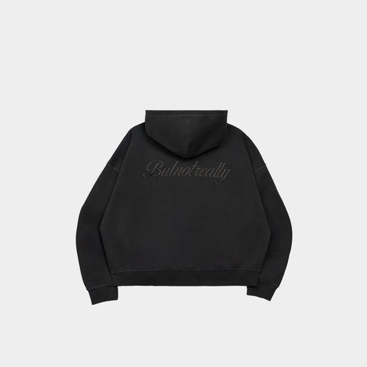 ButNotReally™ Core Interlock Oversized Zip Up Hoodie
