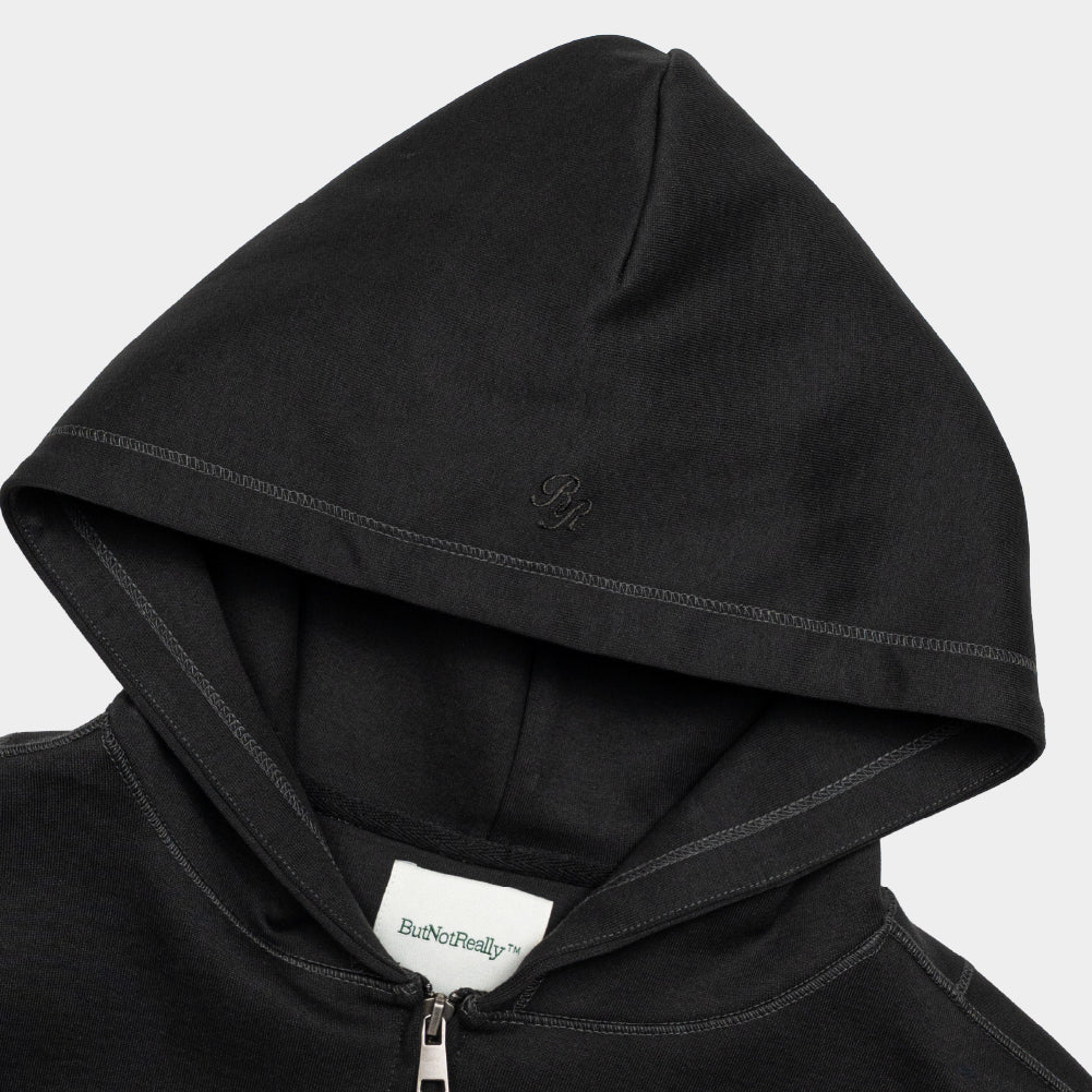 ButNotReally™ Core Interlock Oversized Zip Up Hoodie