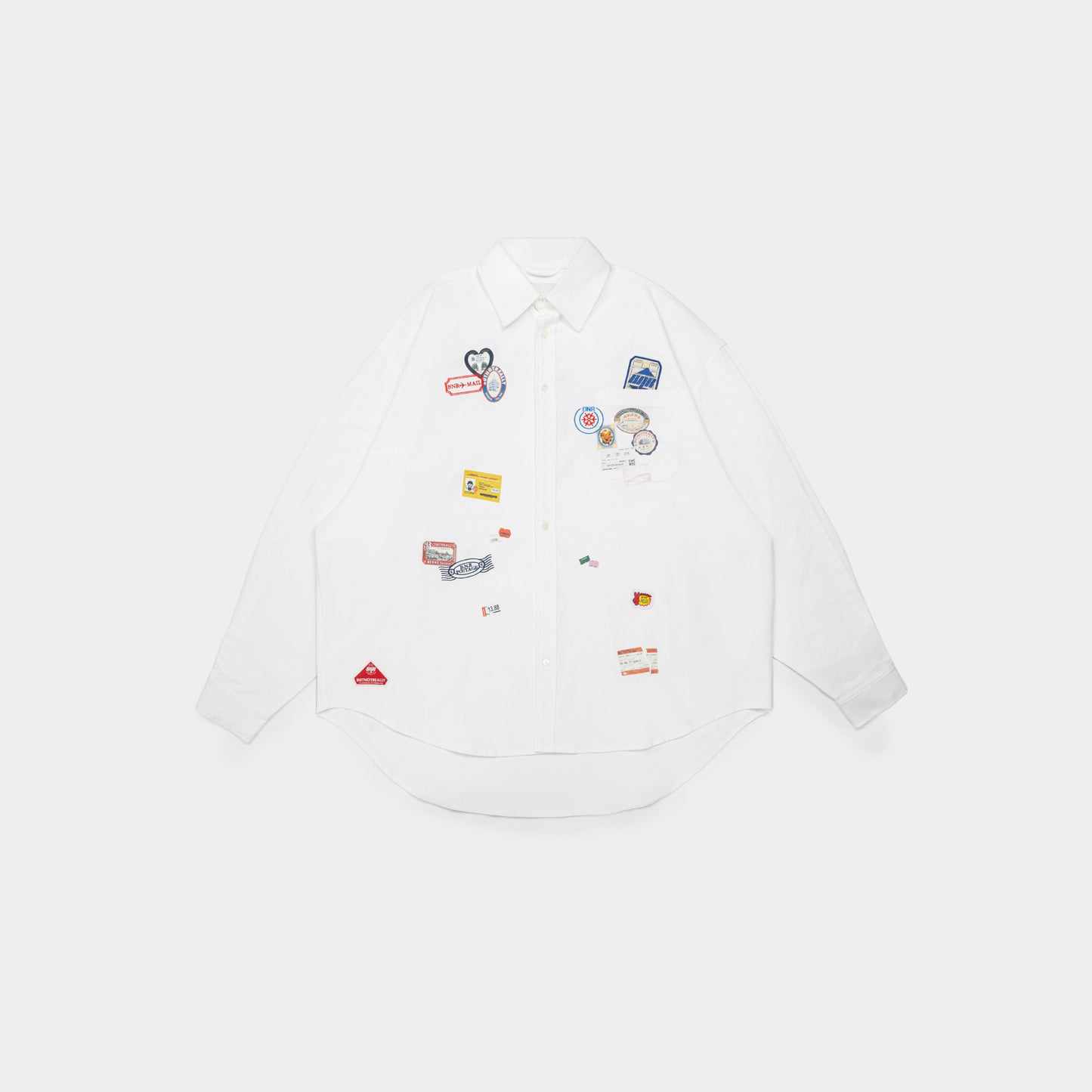 ButNotReally™ Graphic Cotton Oversized Long Sleeves Shirt