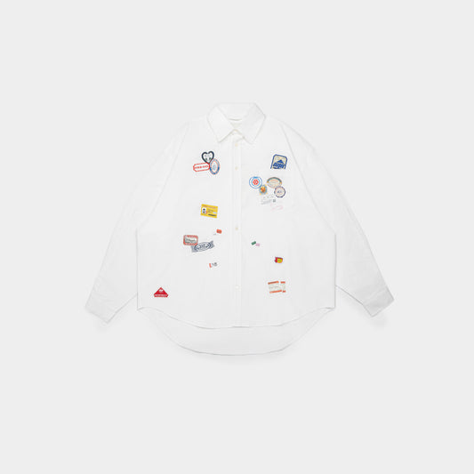 ButNotReally™ Graphic Cotton Oversized Long Sleeves Shirt