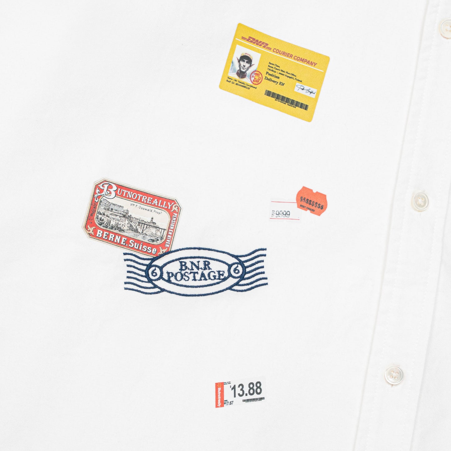 ButNotReally™ Graphic Cotton Oversized Long Sleeves Shirt