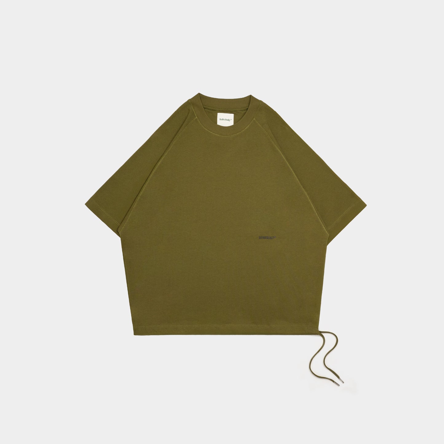 ButNotReally™ Core Cotton Drawcord Oversized Tee