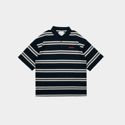 ButNotReally™ Interlock Stripes Polo Tee