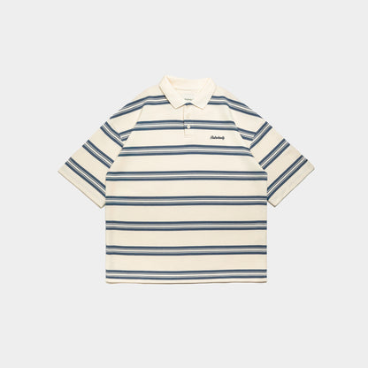 ButNotReally™ Interlock Stripes Polo Tee