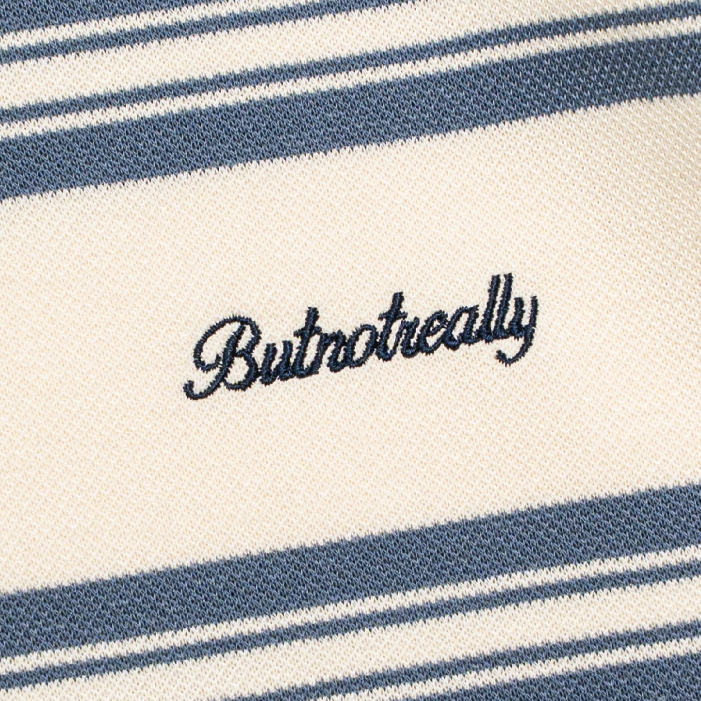 ButNotReally™ Interlock Stripes Polo Tee