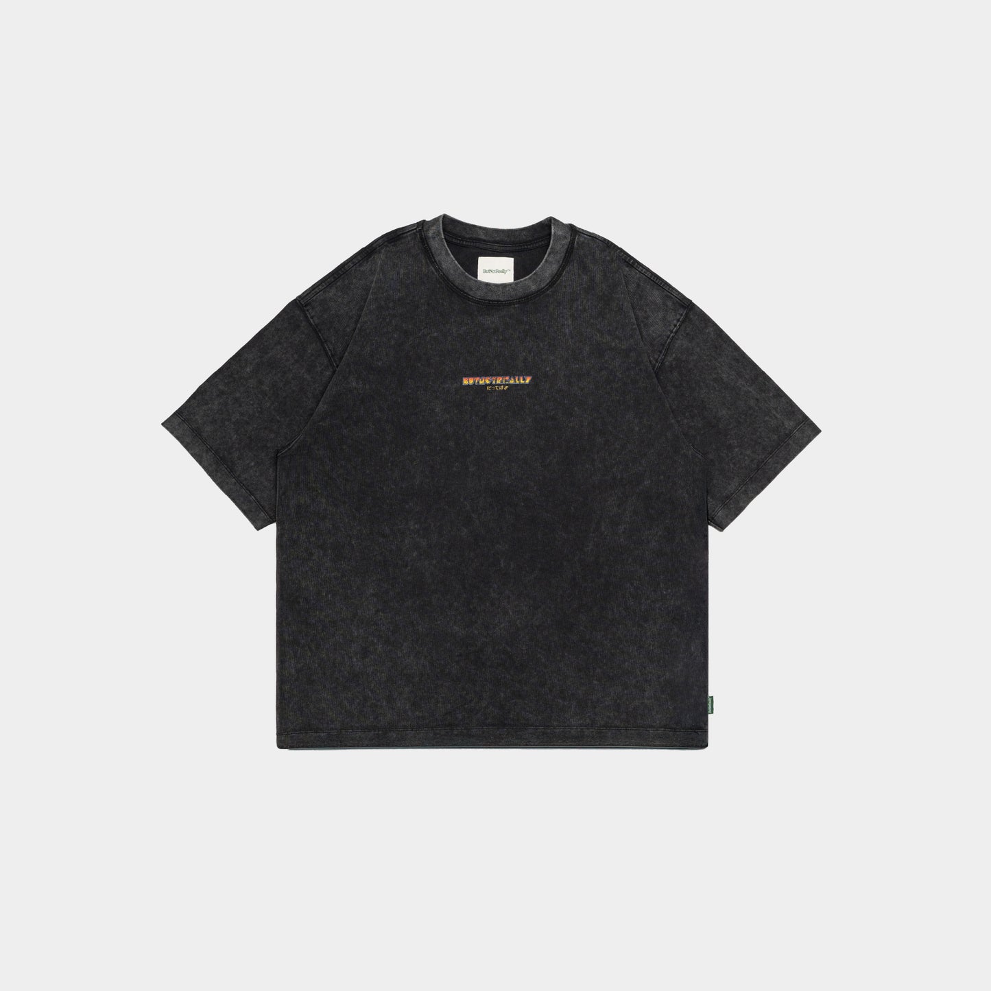ButNotReally™ Stone-Washed Graphic Oversized Tee