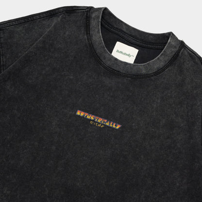 ButNotReally™ Stone-Washed Graphic Oversized Tee