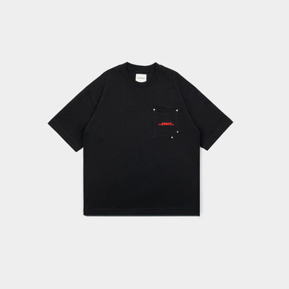 ButNotReally™ Graphic Interlock Oversized Pocket Tee