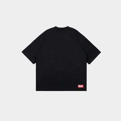 ButNotReally™ Graphic Interlock Oversized Pocket Tee
