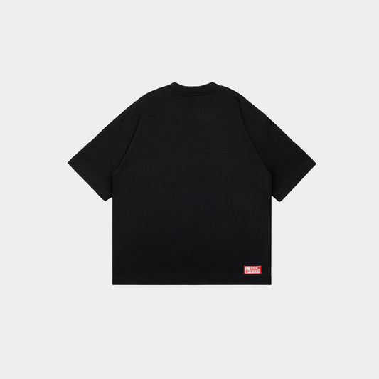 ButNotReally™ Graphic Interlock Oversized Pocket Tee