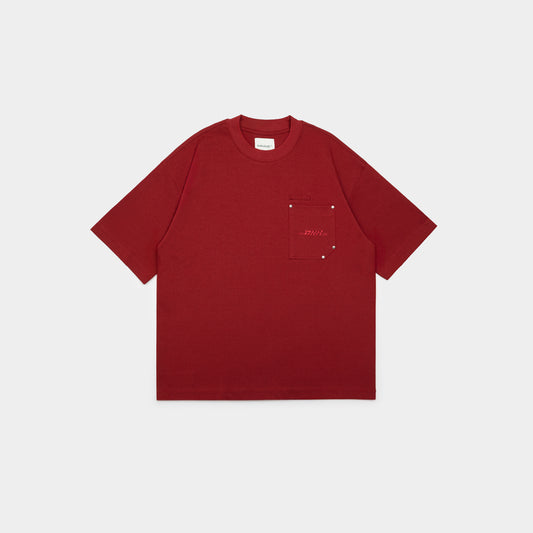 ButNotReally™ Graphic Interlock Oversized Pocket Tee