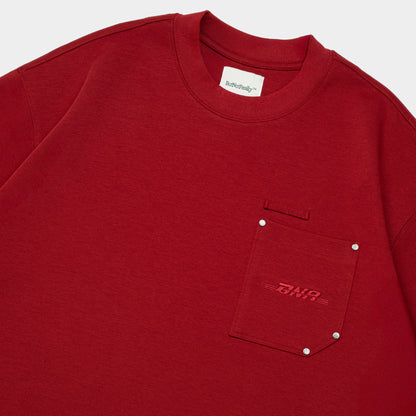 ButNotReally™ Graphic Interlock Oversized Pocket Tee