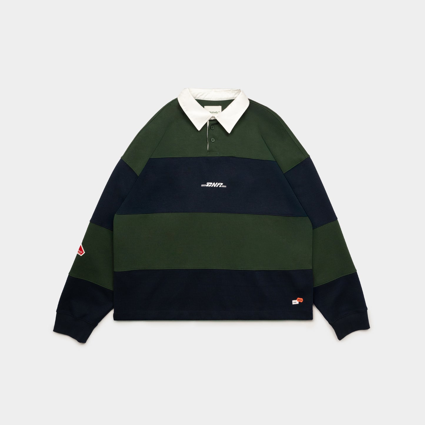 ButNotReally™ Graphic Interlock Long Sleeves Polo Tee