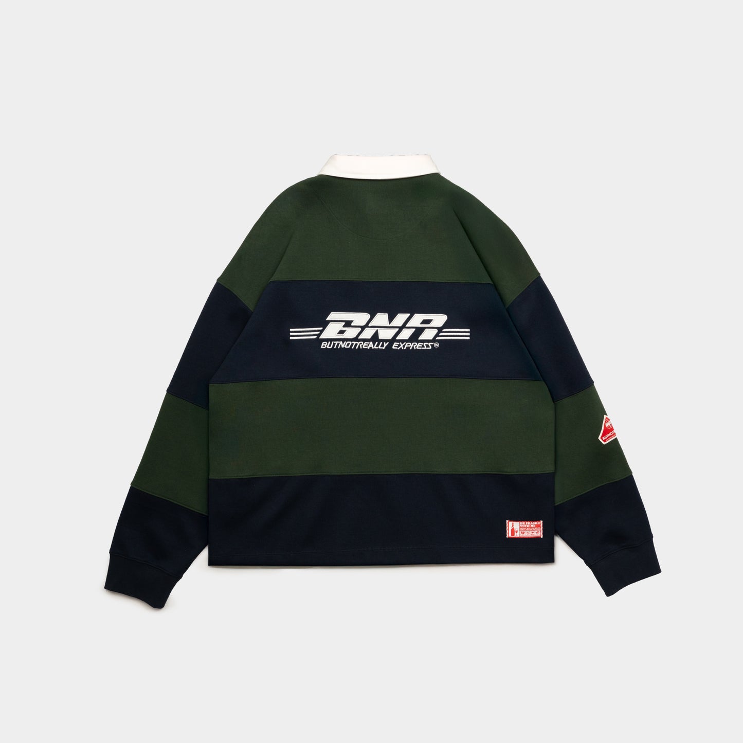 ButNotReally™ Graphic Interlock Long Sleeves Polo Tee