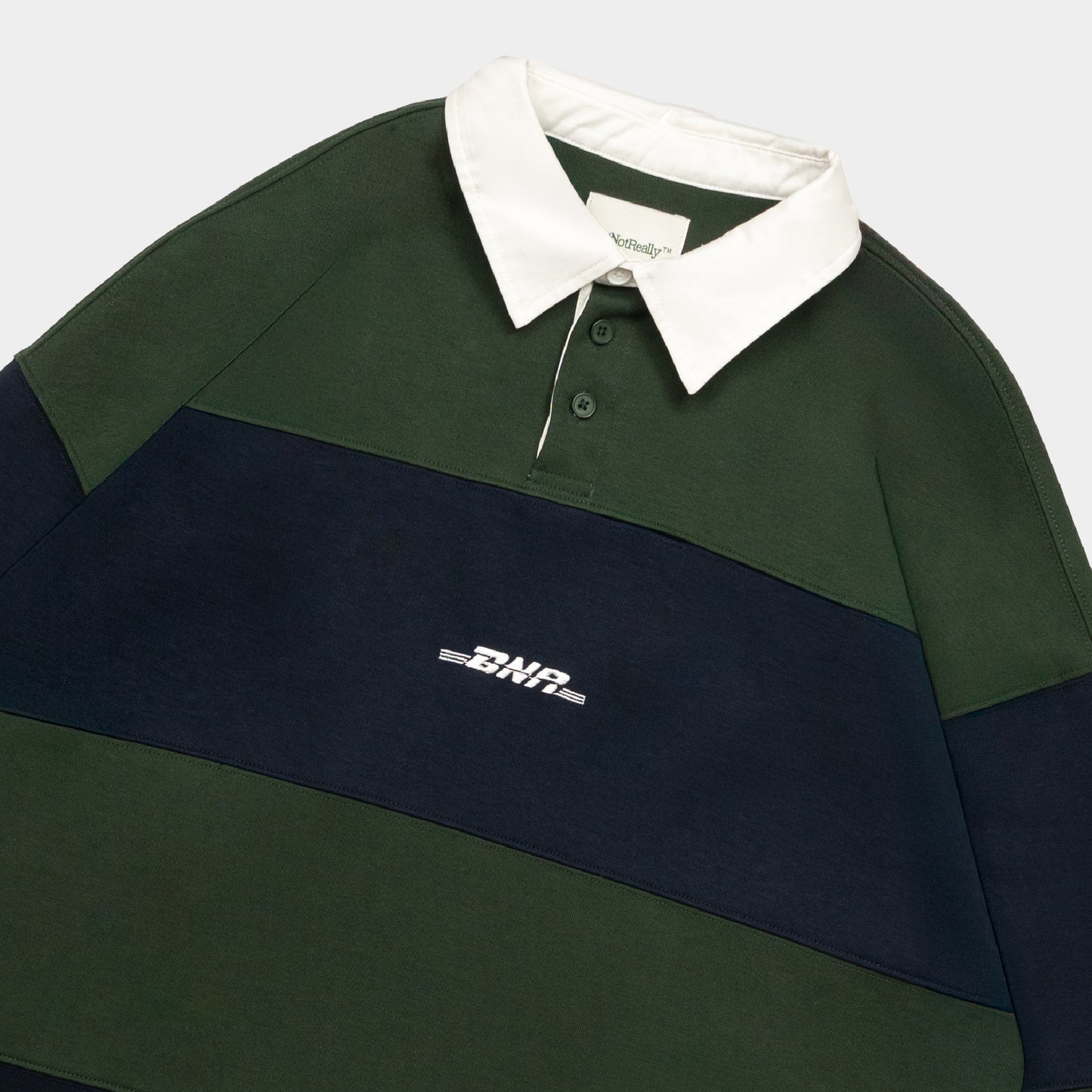 ButNotReally™ Graphic Interlock Long Sleeves Polo Tee