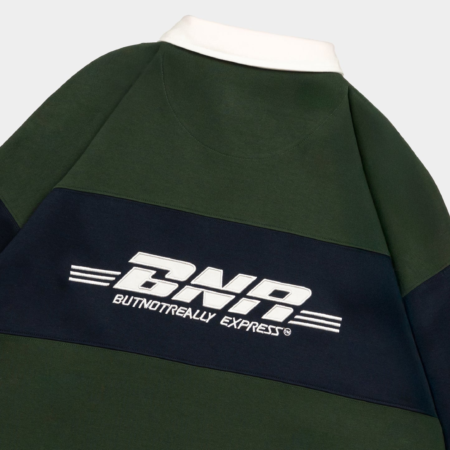 ButNotReally™ Graphic Interlock Long Sleeves Polo Tee