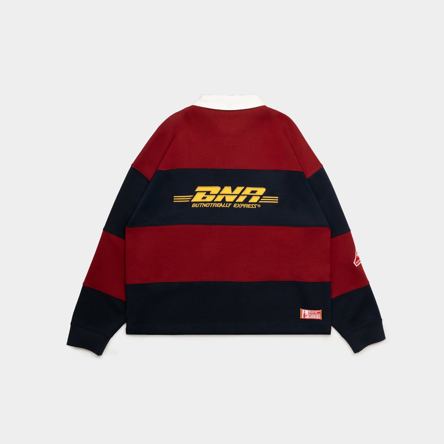 ButNotReally™ Graphic Interlock Long Sleeves Polo Tee