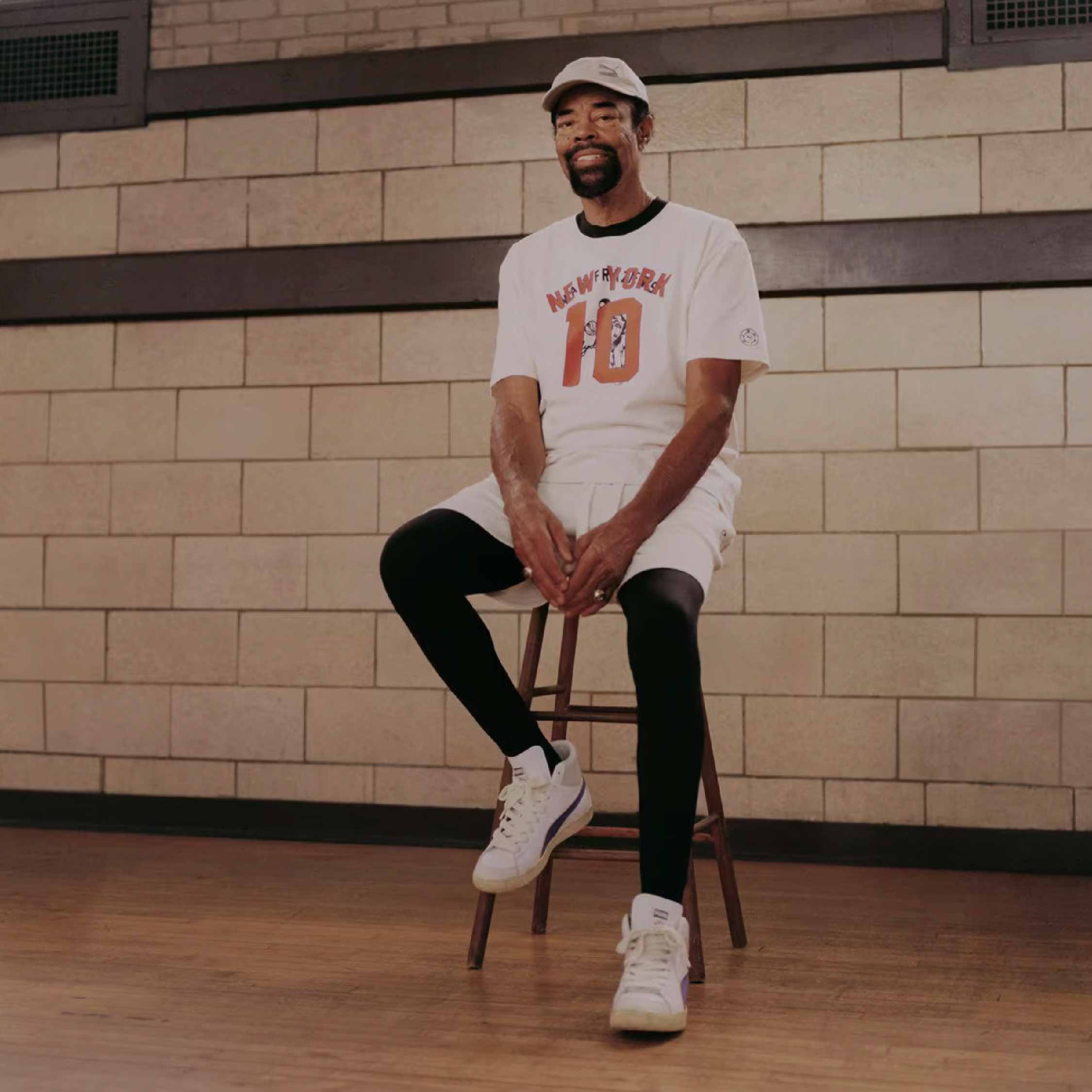 Basketball legend and fashion icon Walt "Clyde" Frazier