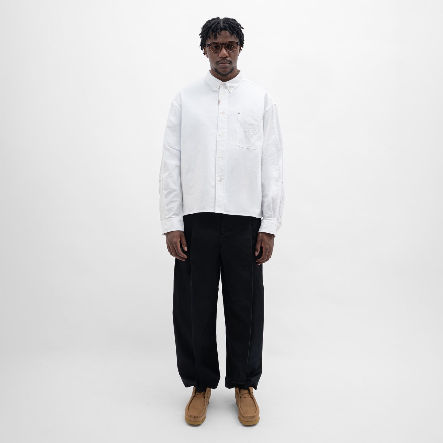 ButNotReally™ Graphic Cotton Long Sleeves Cropped Shirt