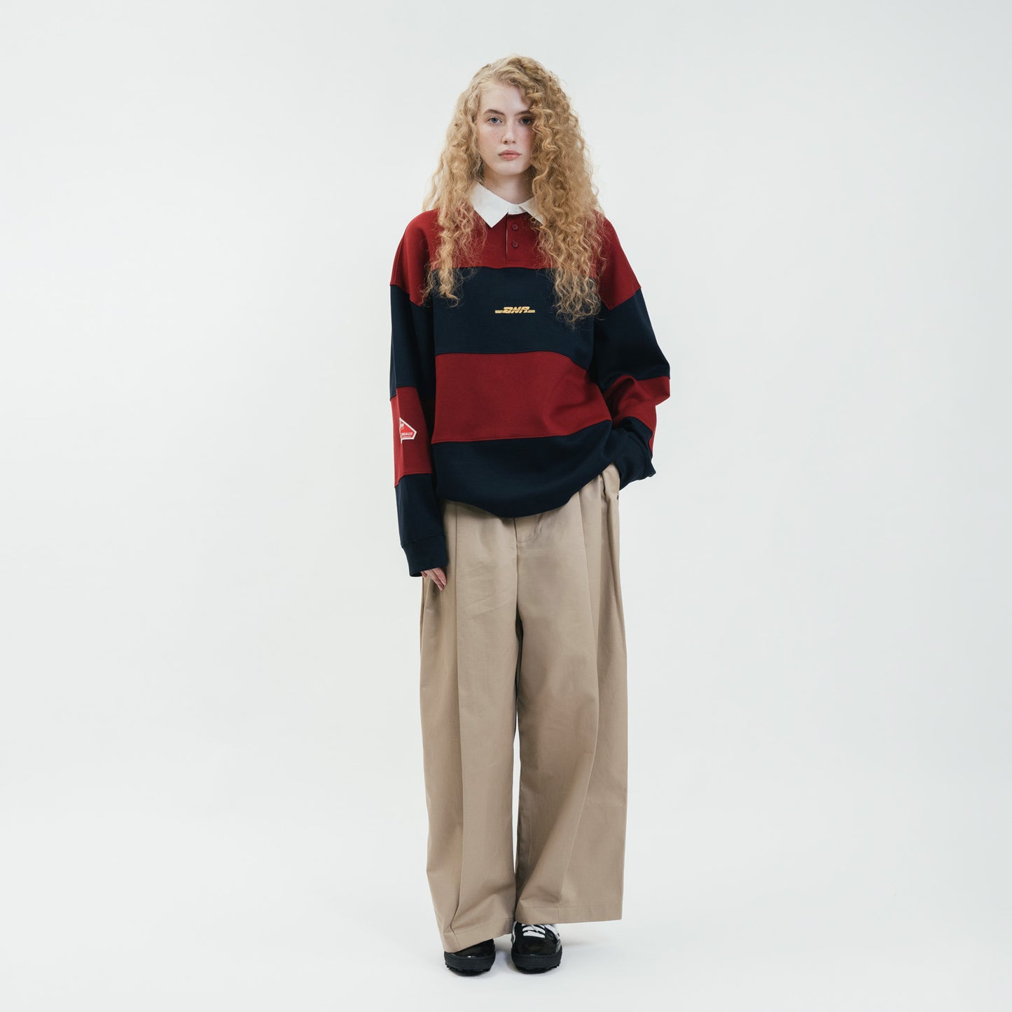 ButNotReally™ Graphic Interlock Long Sleeves Polo Tee