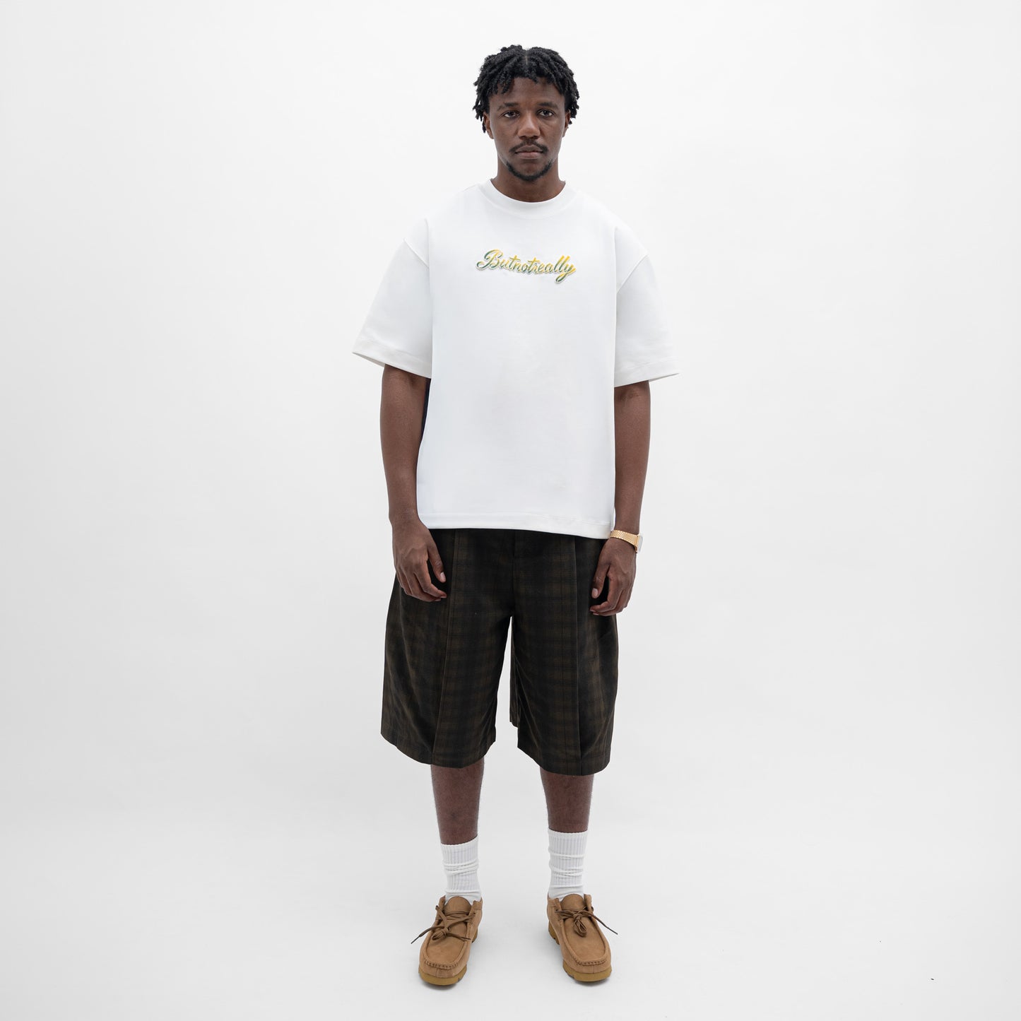 ButNotReally™ Graphic Interlock Oversized Tee