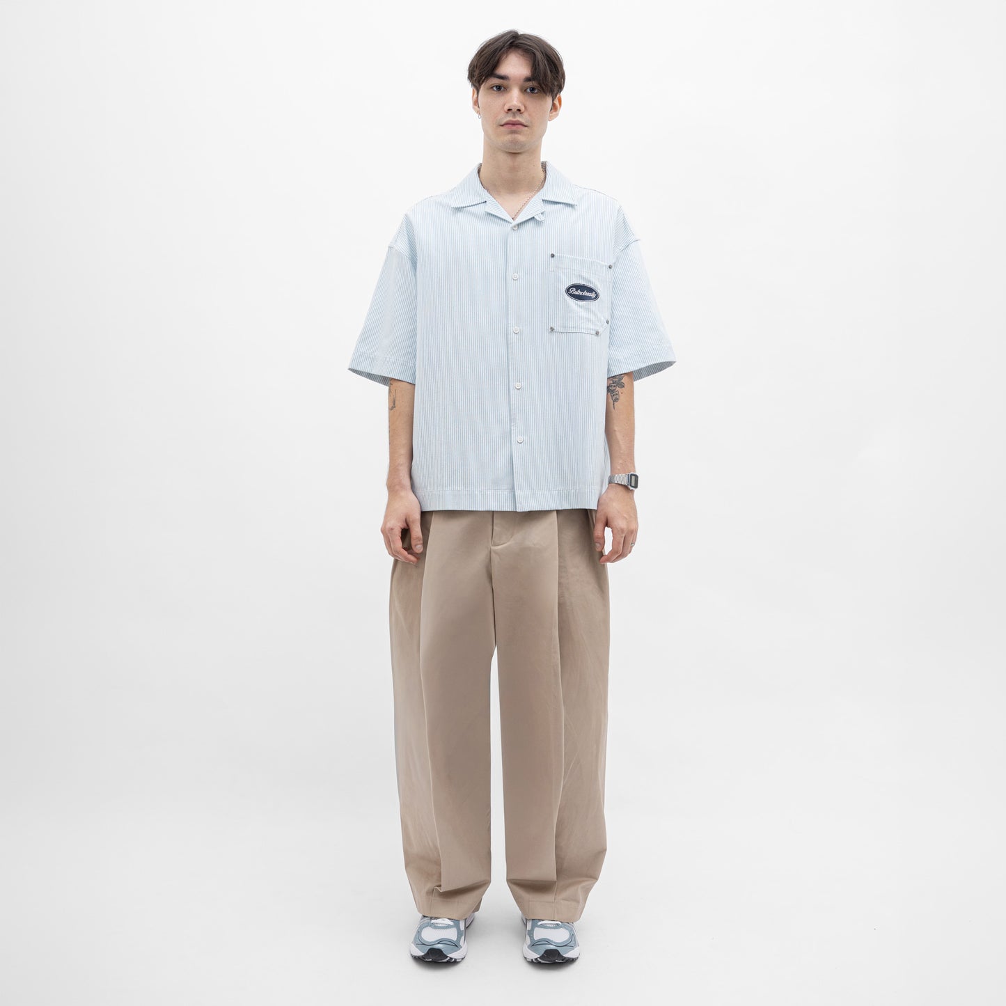 ButNotReally™ Dual-Zip Oxford Cropped Fit Shirt
