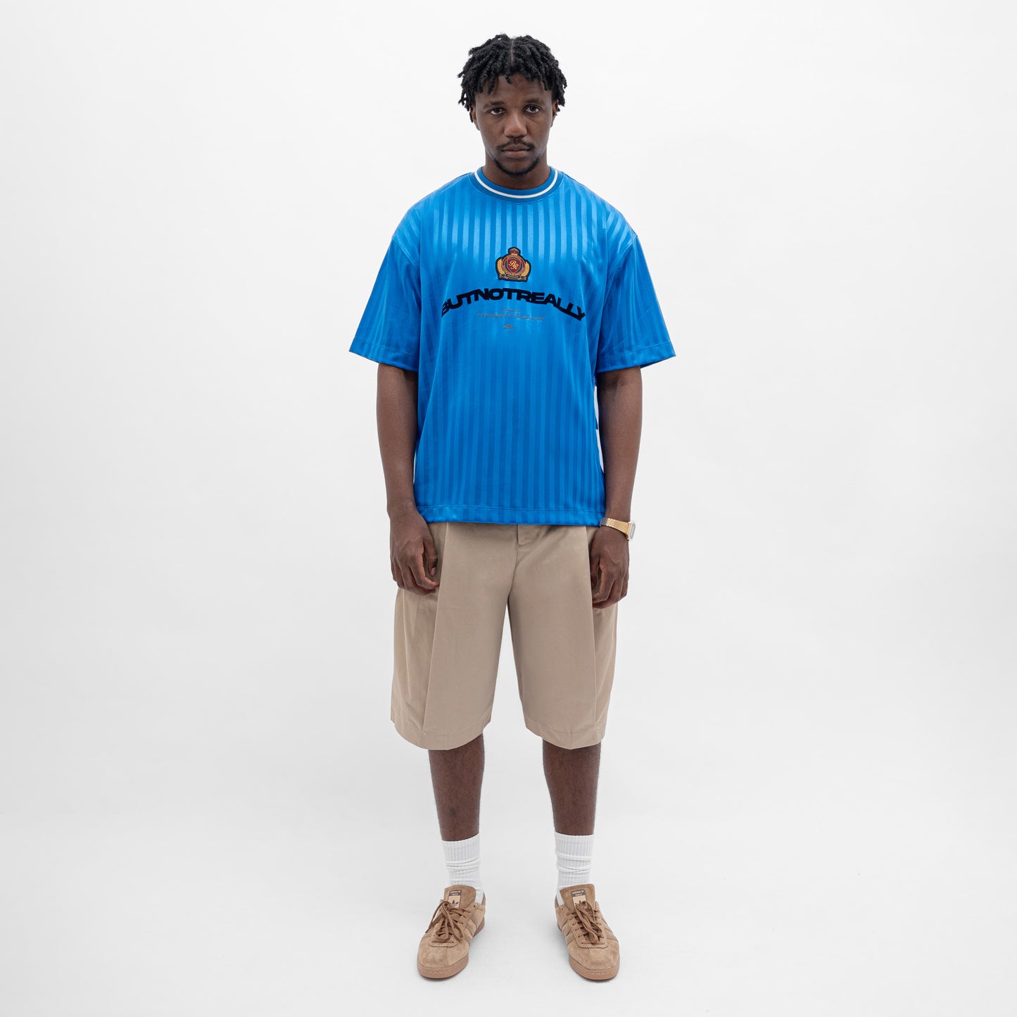 ButNotReally™ Graphic Stripes Oversized Jersey