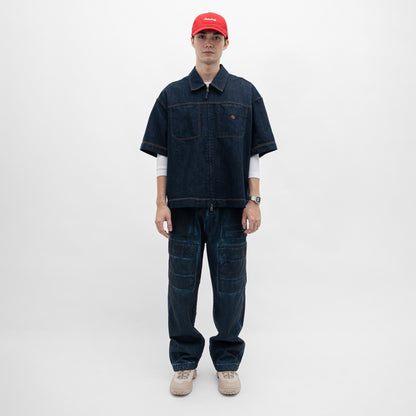 ButNotReally™ Dual-Zip Denim Cropped Fit Shirt