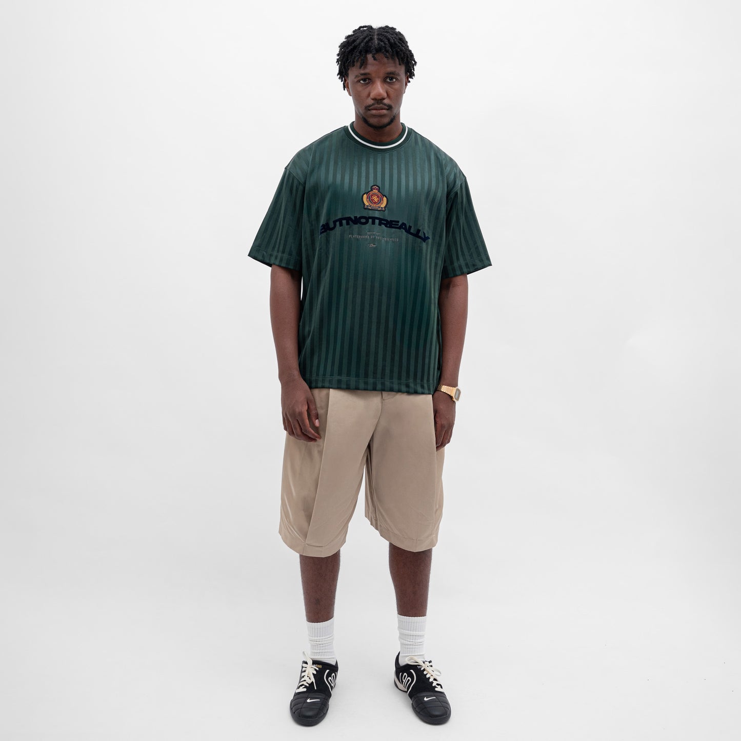 ButNotReally™ Graphic Stripes Oversized Jersey