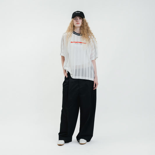 ButNotReally™ Graphic Mesh Oversized Tee